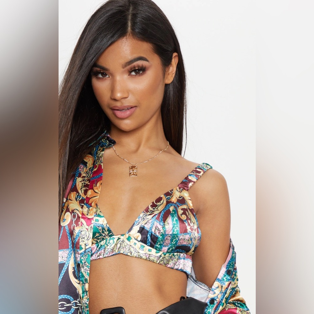 Prettylittlething Multi Chain Bralette